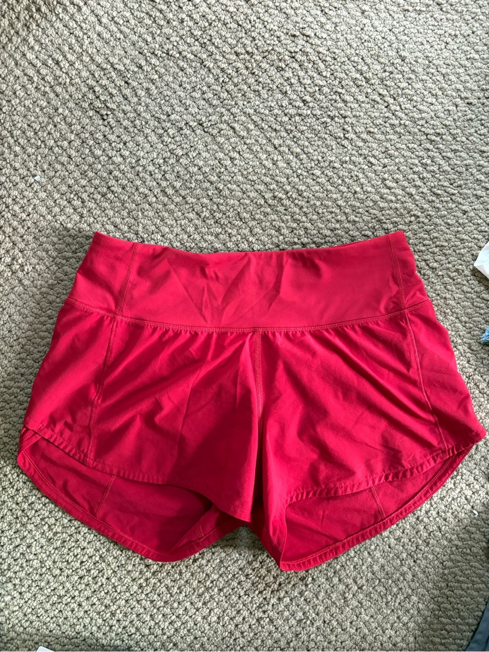 lululemon athletica Bright Red Women's Athletic Shorts
